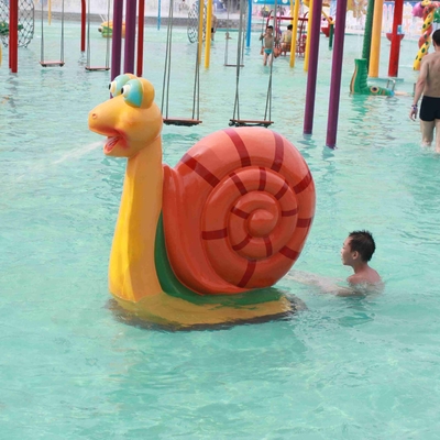 子供の遊園地のための巻貝の水の演劇のスプレー水運動場装置