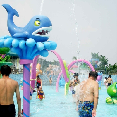 スプレー公園装置の演劇水ゲームのためのおかしいスプレーのクジラのおもちゃ