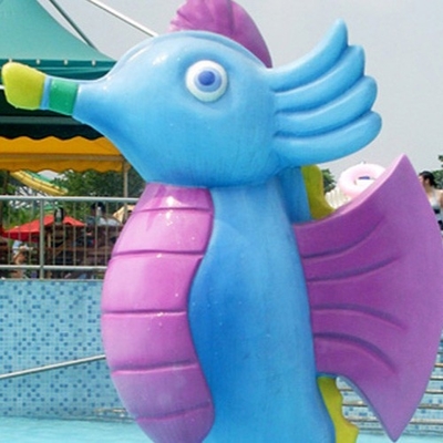 子供のスプレー公園装置、水公園のための水ゲームのスプレーの漫画の海馬