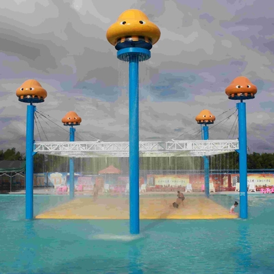 くらげの世界の鋼鉄大きい水の演劇のスプレー公園装置の漫画の構造