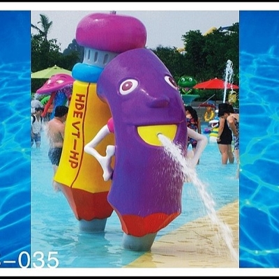 子供水公園のための子供および大人水公園装置のスプレーの水の演劇の構造3~5人