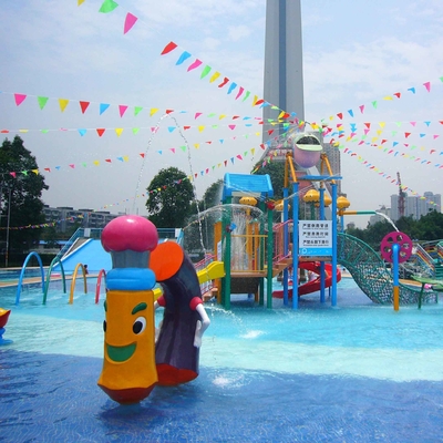 子供水公園のための子供および大人水公園装置のスプレーの水の演劇の構造3~5人