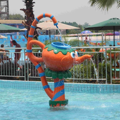 水公園装置の水の演劇は水ゲームの茶港のスプレー公園装置をからかいます
