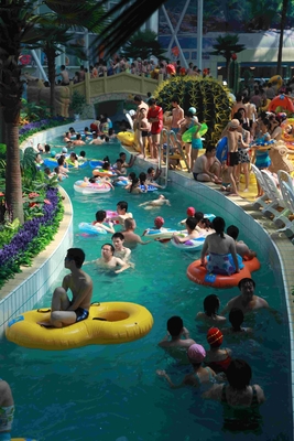 カスタマイズされるガラス繊維のWaterpark屋外のホリデー・リゾートの不精な河川水公園/装置