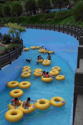 水のテーマ パーク巨大な水公園の大人そして子供のための浮遊装置の不精な川のプール