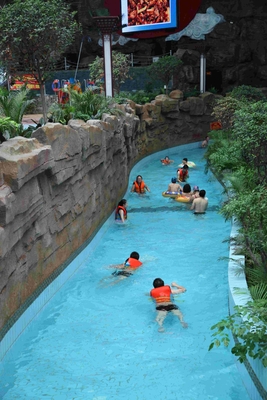 水公園のための推薦装置水公園の不精な川の構造PLC制御