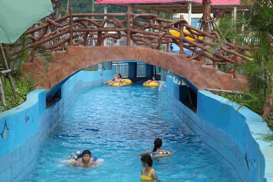 子供/家族の楽しみの遊園地のためのプール装置水公園の不精な川