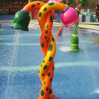 水公園装置の水の演劇、家族のレクリエーションのスプレーは水公園のための水ゲームをからかいます