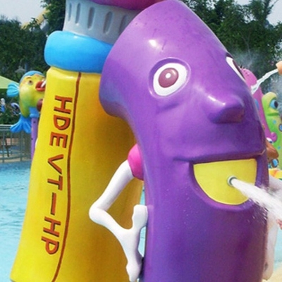 水公園装置の水の演劇、家族のレクリエーションのスプレーは水公園のための水ゲームをからかいます