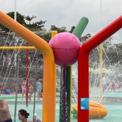 水公園装置の水の演劇、家族のレクリエーションのスプレーは水公園のための水ゲームをからかいます