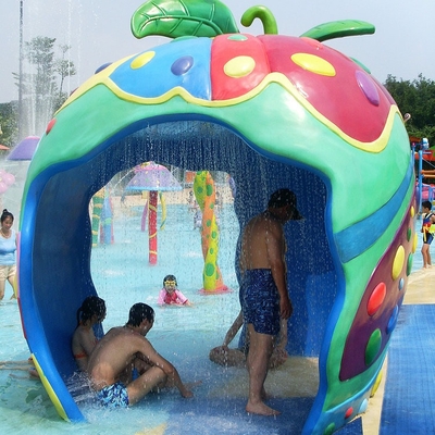 子供はゲーム構造、水の演劇、カスタマイズされる子供の大人のためのスプレー水公園装置に水をまきます