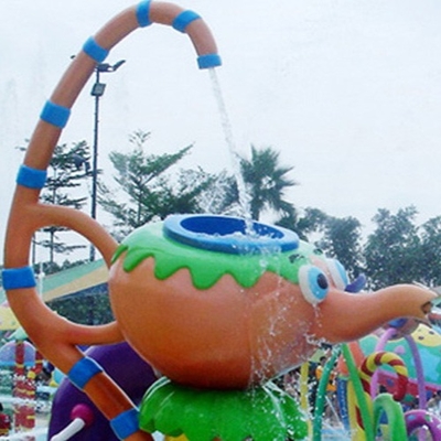 子供はゲーム構造、水の演劇、カスタマイズされる子供の大人のためのスプレー水公園装置に水をまきます