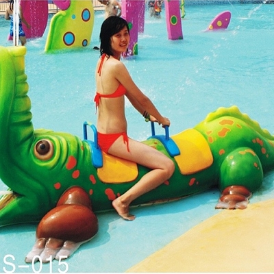 カスタマイズされたスプレーの水の演劇水ゲーム、ガラス繊維水公園装置