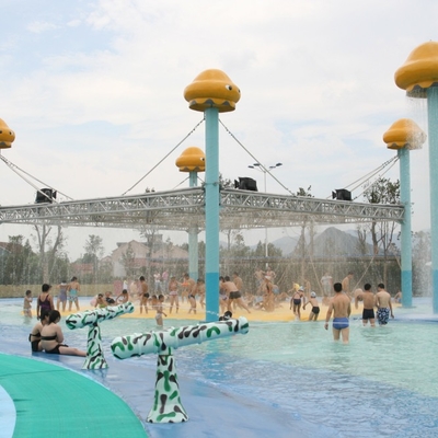 カスタマイズされたスプレーの水の演劇水ゲーム、ガラス繊維水公園装置