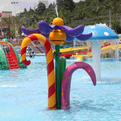 屋外家族の催し物のスプレーはドア、5 - 10 人のための水公園装置をアーチ形にしました