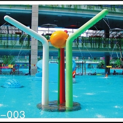 カスタマイズされたスプレー アイコン水色のコラムの水の演劇、子供の大人のための水公園装置