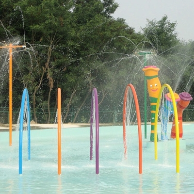 虹のドアの水の演劇、スプレーの水公園装置、子供水公園のための噴水の演劇の構造