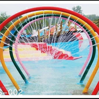 虹のドアの水の演劇、スプレーの水公園装置、子供水公園のための噴水の演劇の構造