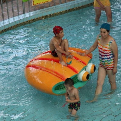 遊園地のためのガラス繊維水運動場装置のスプレーの貝の水の演劇