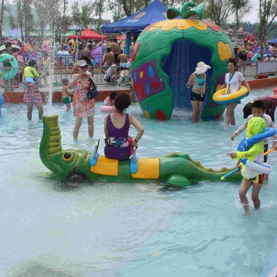 スプレーのワニの水の演劇、水 Sprayground 装置、水公園装置