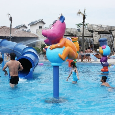 ウサギの漫画の水の演劇の構造、スプレー公園装置、水運動場装置