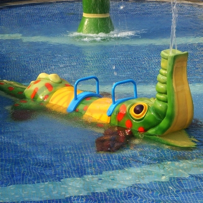 スプレーのワニの水の演劇、水 Sprayground 装置、水公園装置