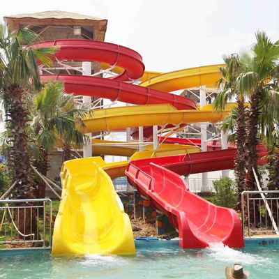 楽しみの裏庭注文水プールは家族、遊園地/水公園装置のために滑ります