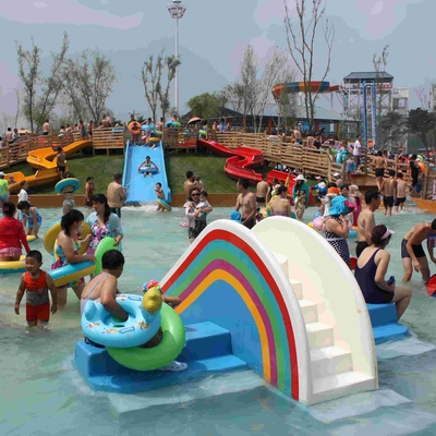 小さい虹橋スライド、子供のための小さいWaterparkの子供水公園のスライド