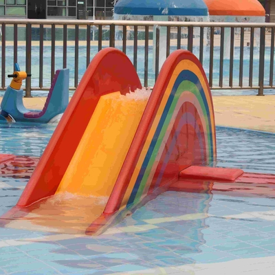 小さい虹橋スライド、子供のための小さいWaterparkの子供水公園のスライド