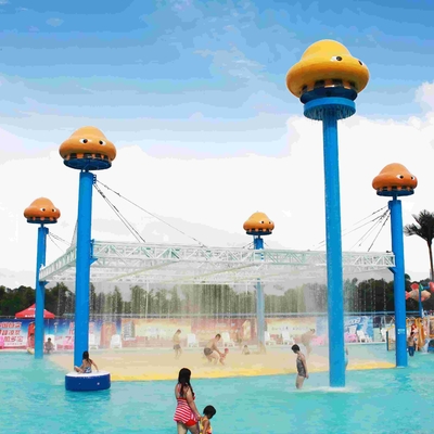 くらげの世界は家族の相互作用のための屋外の水の演劇水公園装置を構成します