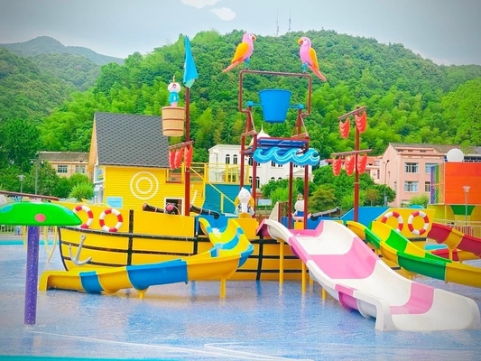 遊園地用静電気防止FRPボートウォータースライダー