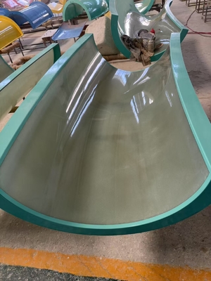 Aqua Aqua Loop Body Fiberglass Slides For Pools Vison Waterparks Equipment