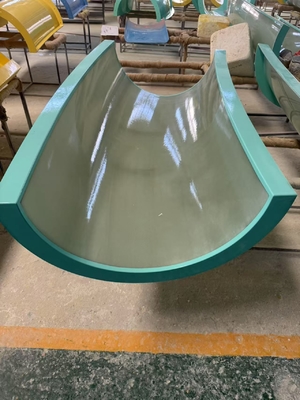 Aqua Aqua Loop Body Fiberglass Slides For Pools Vison Waterparks Equipment