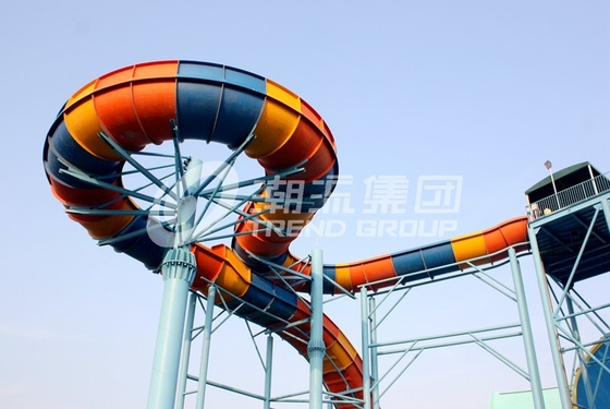 Funnuy注文水スライド、2人家族の楽しみのための遊園地のブーメランの水のスライド