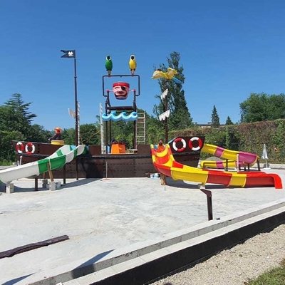 オーダーメイド ファイバーグラス ビゾン ボート 水上公園 スライドパーク 設備