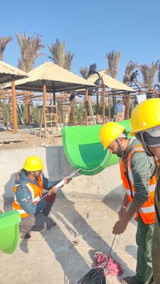 五つ星ホテル リゾート 繊維ガラス 遊園地 滑り台