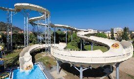 家庭用ラフティング スライド 4〜6人のラフト,プラットフォームの高さ16m,水上公園の時間容量120人