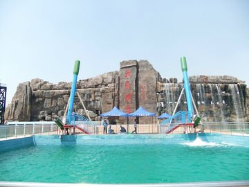 水公園装置のための習慣 12.5m のキャノン ボールの鋼鉄プール水スライド