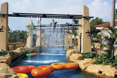 ホテルの不精な川、水公園の夏期休暇の家族のためのガラス繊維の水公園装置