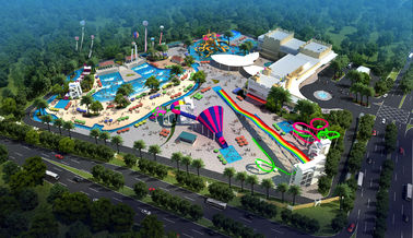 休日のWaterparkの大きいプロジェクトは、屋内すばらしくおかしい水公園/水スライドをカスタマイズしました