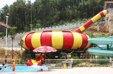 水公園のガラス繊維水スライド、水公園のための19mの高さのWaterparkのスーパー ボール